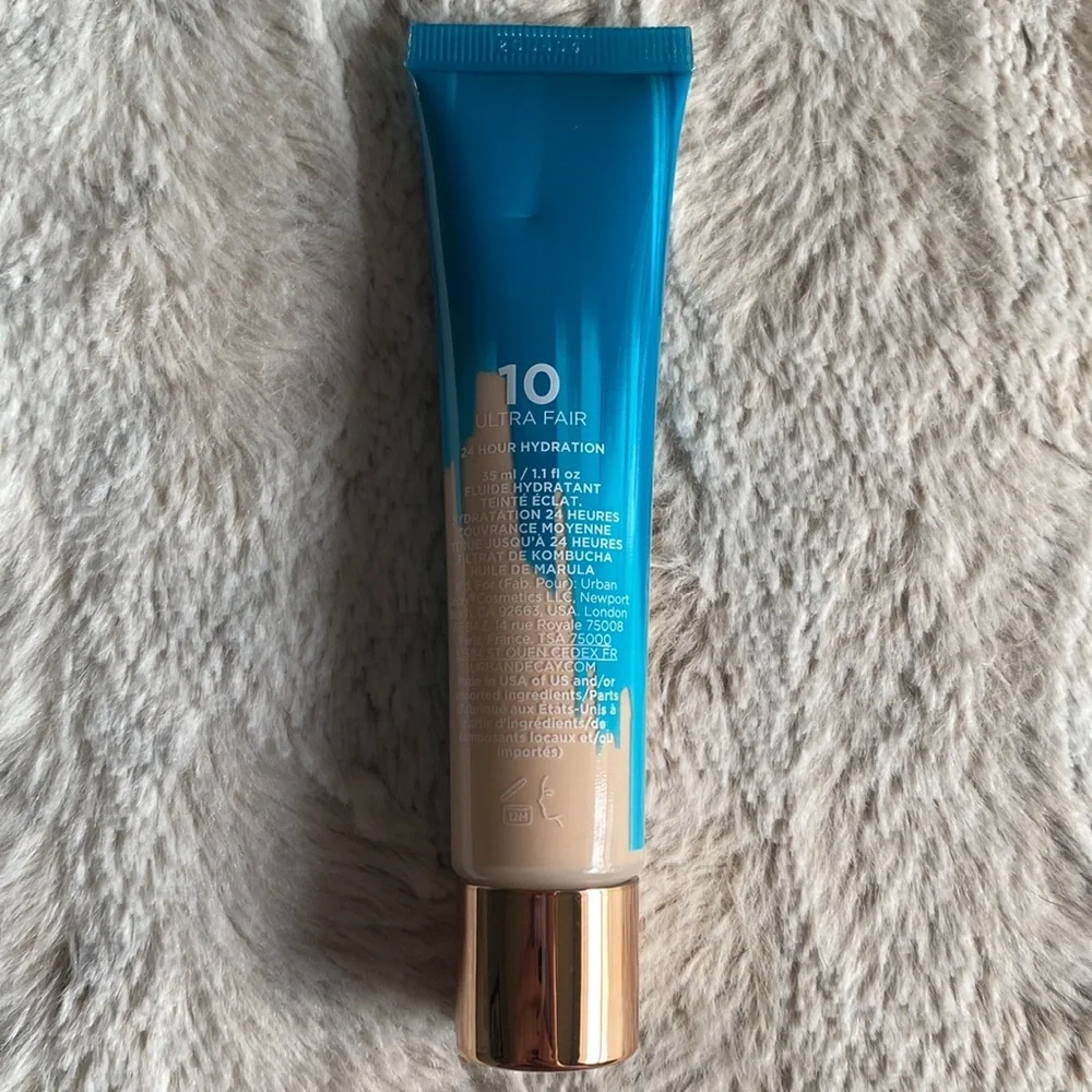 NIB Urban Decay 10 Ultra Fair Tinted Glow Hydrator